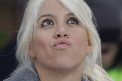 Mirá el look de Wanda Nara para alentar a la Selección