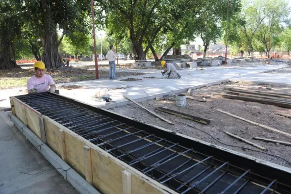 La ex “Villa Piolín” se transforma en una plaza que estará lista en marzo