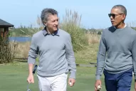 Macri y Obama jugaron al golf durante un encuentro informal en Buenos Aires