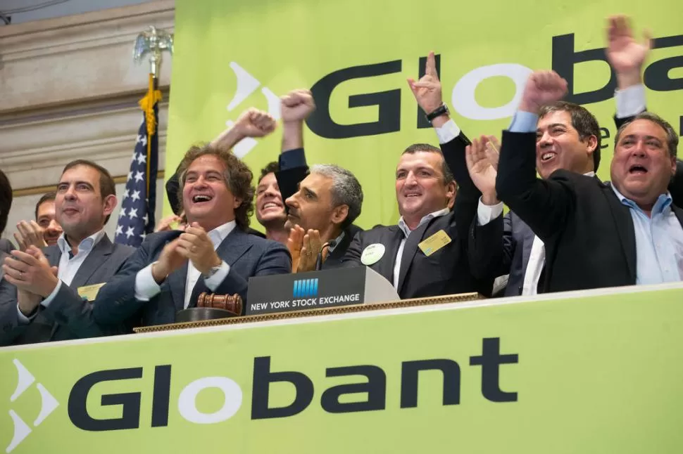 HITO. El 18 de julio de 2014, Globant empezó a cotizar en la bolsa neoyorquina. La compañía ahora apuesta a la Inteligencia Artificial. foto de archivo