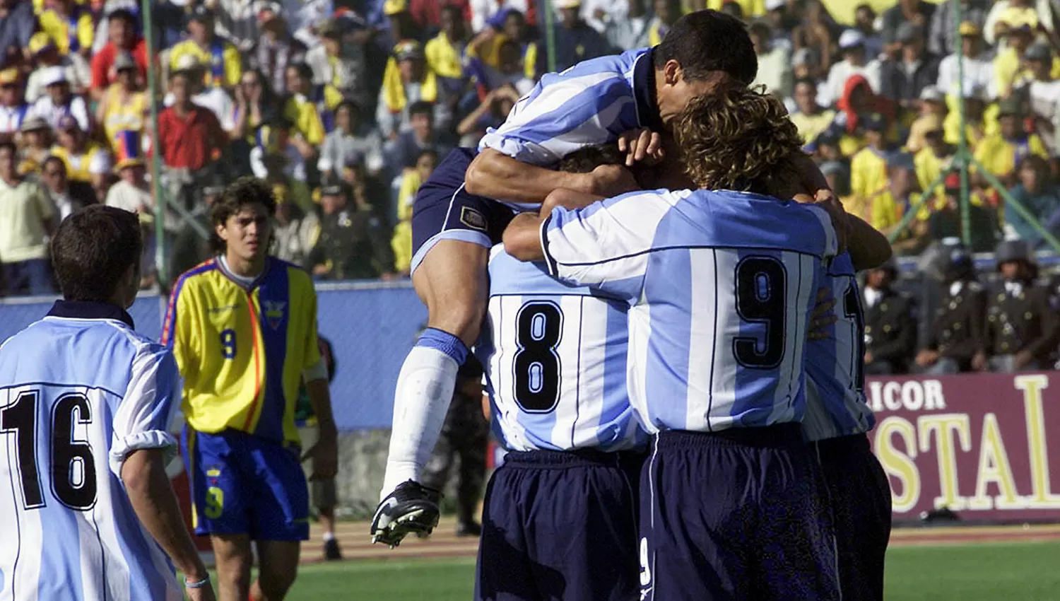 ULTIMA VICTORIA ARGENTINA EN ECUADOR. AÑO 2001 (ARCHIVO)