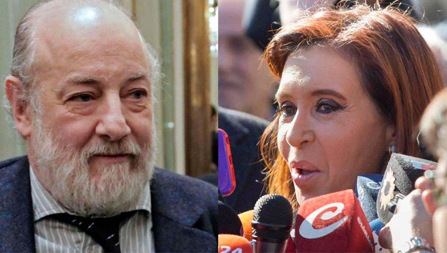 EL JUEZ Y LA EX PRESIDENTA. Bonadio y Cristina Fernández. ARCHIVO