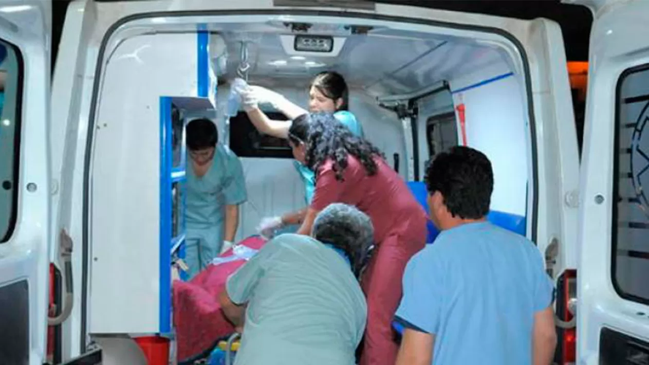 HERIDOS. Tres jóvenes resultaron baleados durante el ataque. FOTO TOMADA DE ELLIBERAL.COM.AR