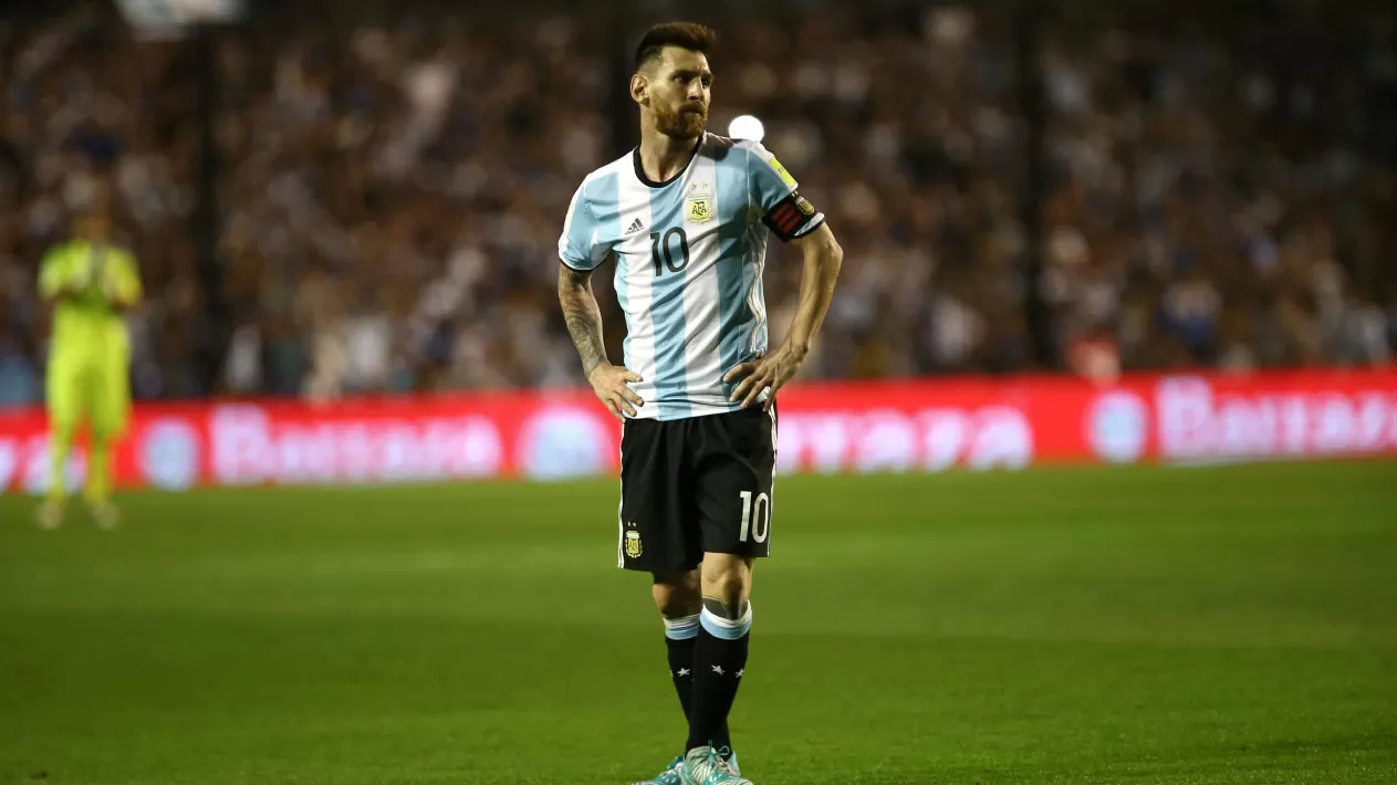 LIONEL MESSI. El capitán de Argentina, luego del partido contra Perú. REUTERS