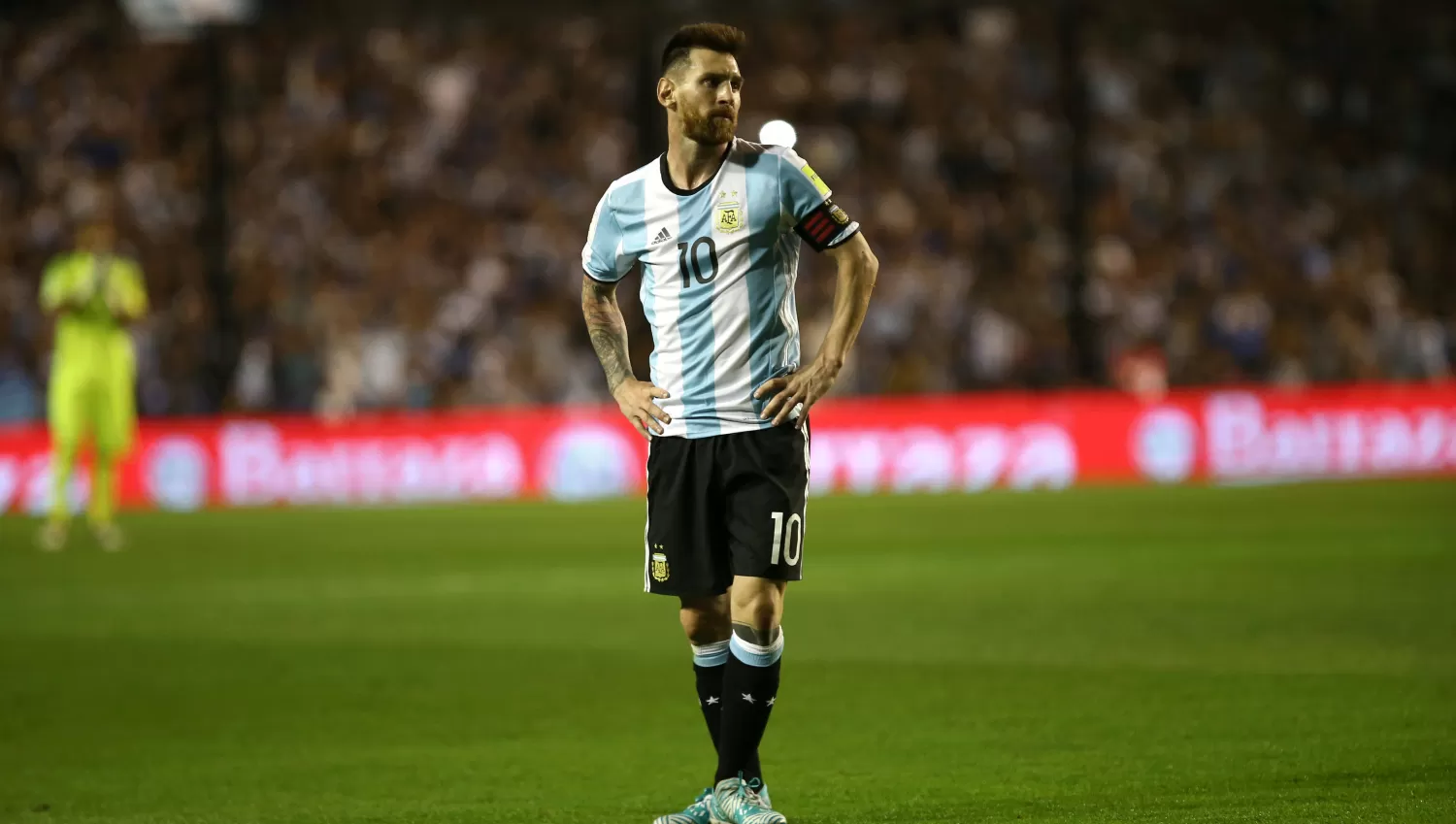LIONEL MESSI. El capitán de Argentina, luego del partido contra Perú. REUTERS