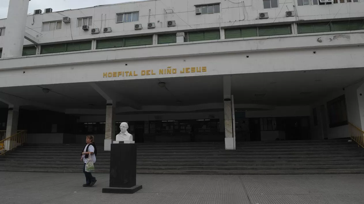 HOSPITAL DE NIÑOS. Acá está internado el chico que se accidentó. LA GACETA / FOTO DE FRANCO VERA