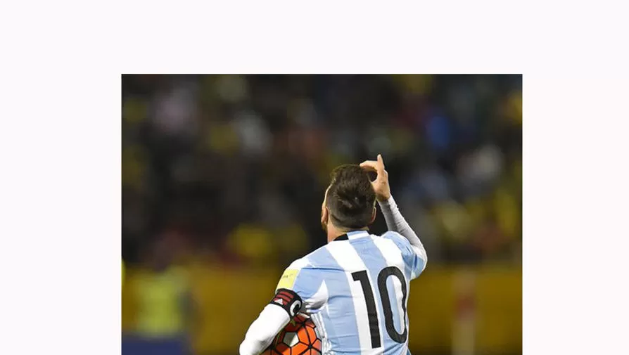 EL ÍDOLO, EL HÉROE. Messi no renuncia a su principal objetivo: ganar el Mundial. 