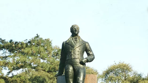 MANUEL BELGRANO. Presidió en Tucumán, en 1817, los festejos del primer año de la Independencia. 