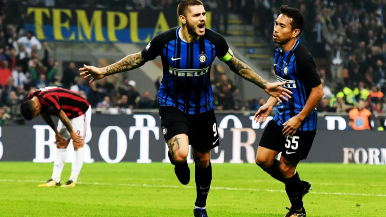 GOLEADOR. Mauro Icardi brilló en Inter. (FOTO TOMADA DE TWITTER)
