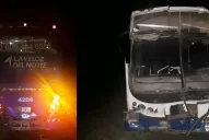 Tiple choque entre dos colectivos y un auto en Ticucho