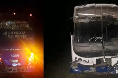 Tiple choque entre dos colectivos y un auto en Ticucho