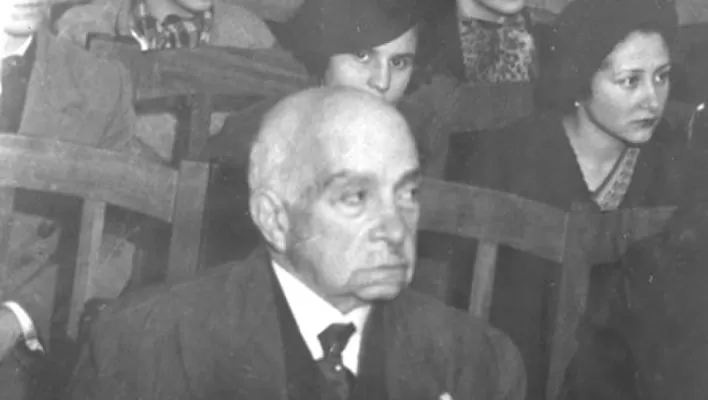 JOSÉ R. FIERRO. El ameno cronista del viejo Tucumán, en una foto de sus últimos años. 