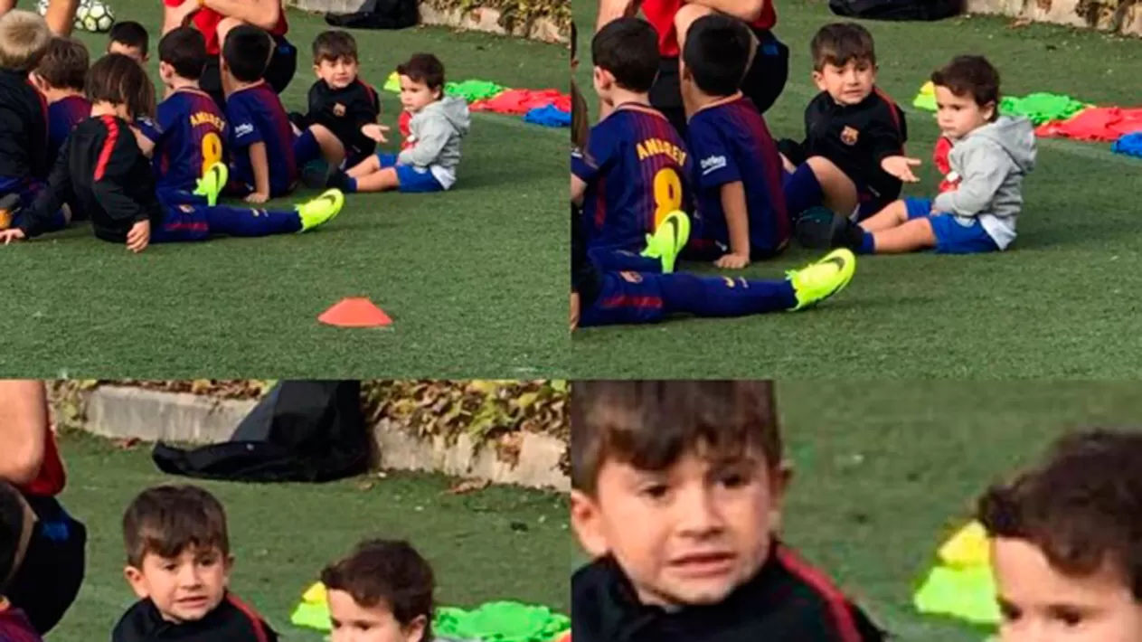El gracioso meme que inventó Messi con una foto de sus hijos