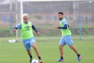 Favio Álvarez trabaja duro para ser titular en Atlético