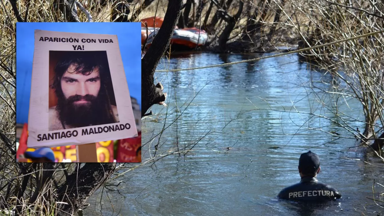 A la medianoche, versiones periodísticas sostenían que el cuerpo encontrado en el río Chubut es de Santiago Maldonado