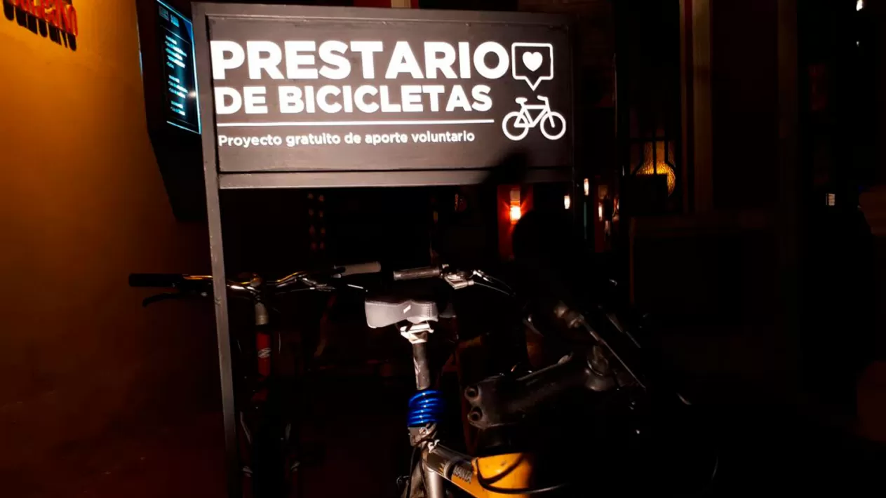 PRESTARIO DE BICICLETAS. LA GACETA/ CAMILA CARCELLER