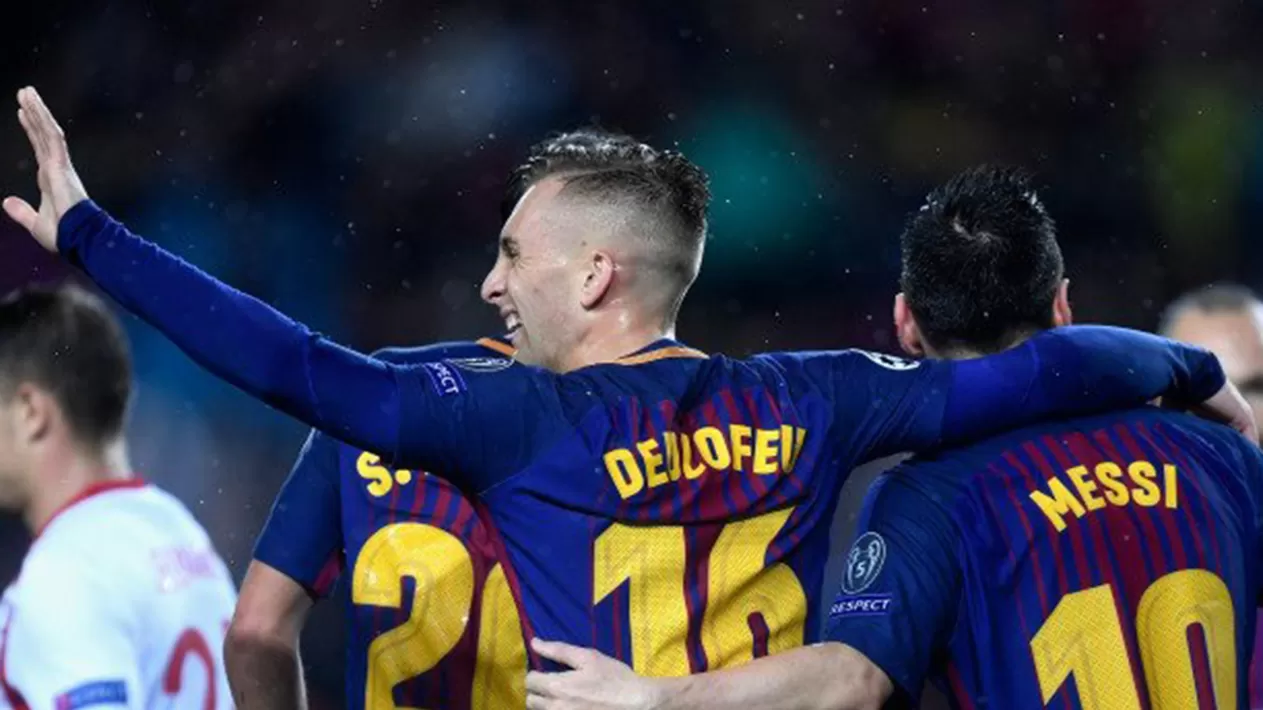 FESTEJO. Barcelona venció a Olimpiacos. (FOTO TOMADA DE TWITTER)