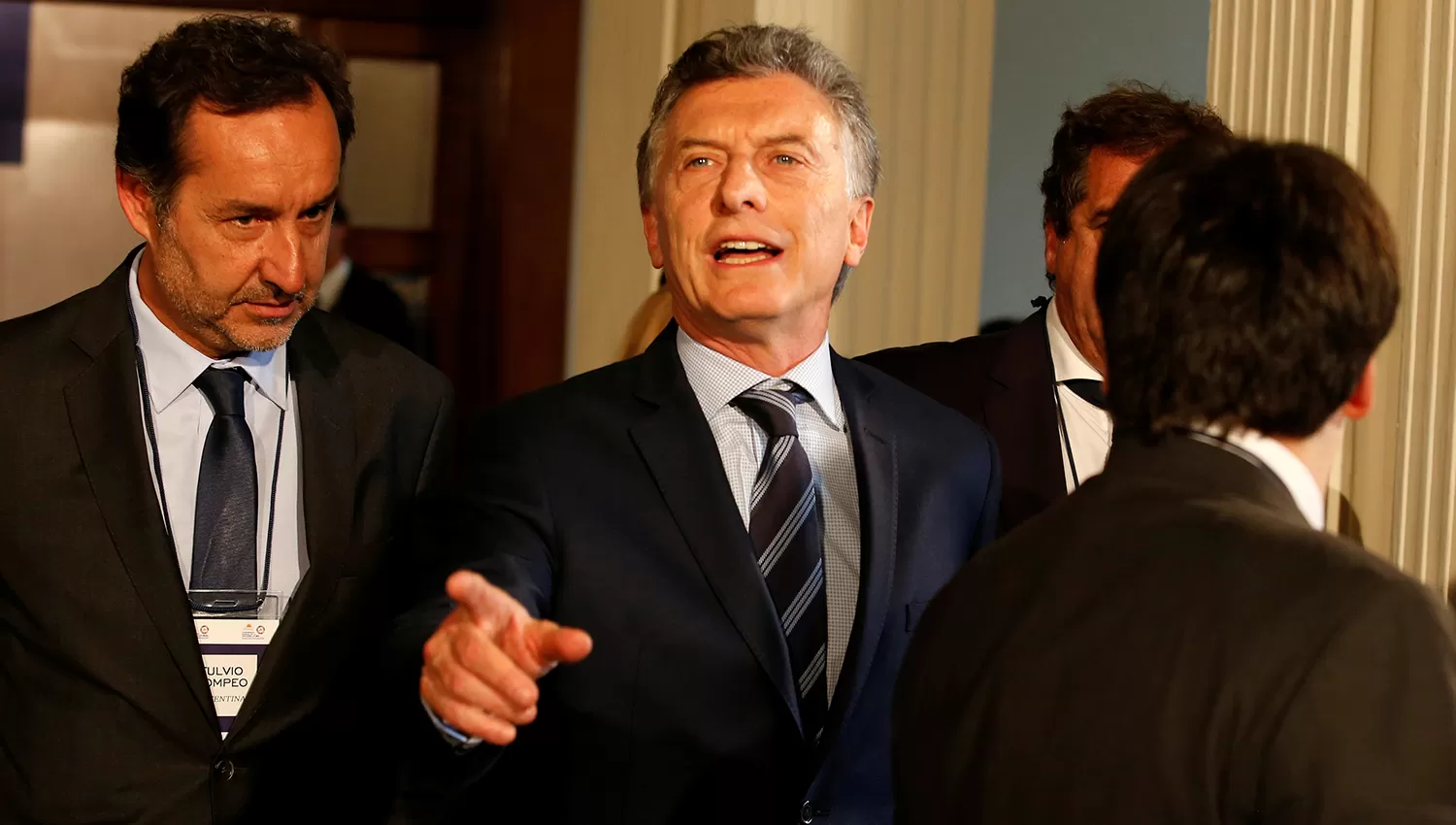 El presidente Macri, en Montevideo. FOTO DE REUTERS. 