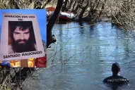 A la medianoche, versiones periodísticas sostenían que el cuerpo encontrado en el río Chubut es de Santiago Maldonado