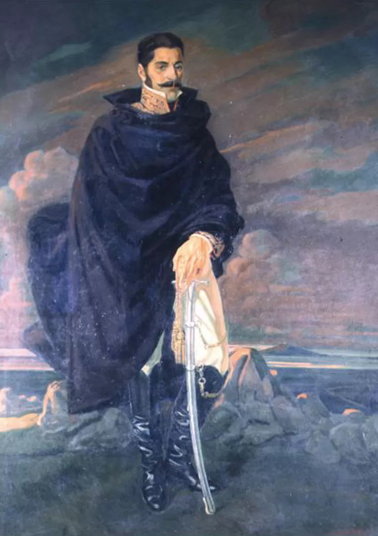 MANUEL ORIBE. El general uruguayo, jefe del ejército rosista vencedor en el Monte Grande de Famaillá. 