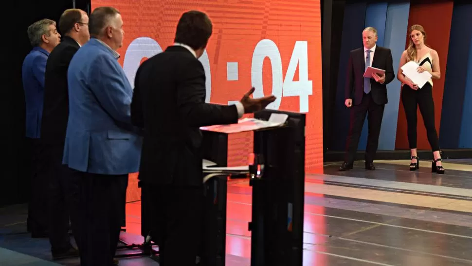 EN LA TV. Los candidatos a diputados debatieron el miércoles por la noche. la gaceta / foto de juan pablo sánchez noli 