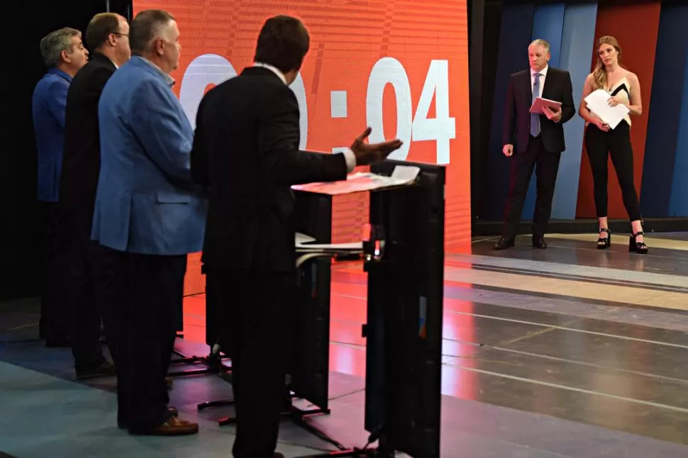 EN LA TV. Los candidatos a diputados debatieron el miércoles por la noche. la gaceta / foto de juan pablo sánchez noli 
