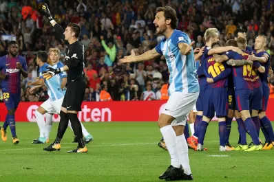 Barcelona selló otra victoria frente al  Málaga y es cada vez más líder