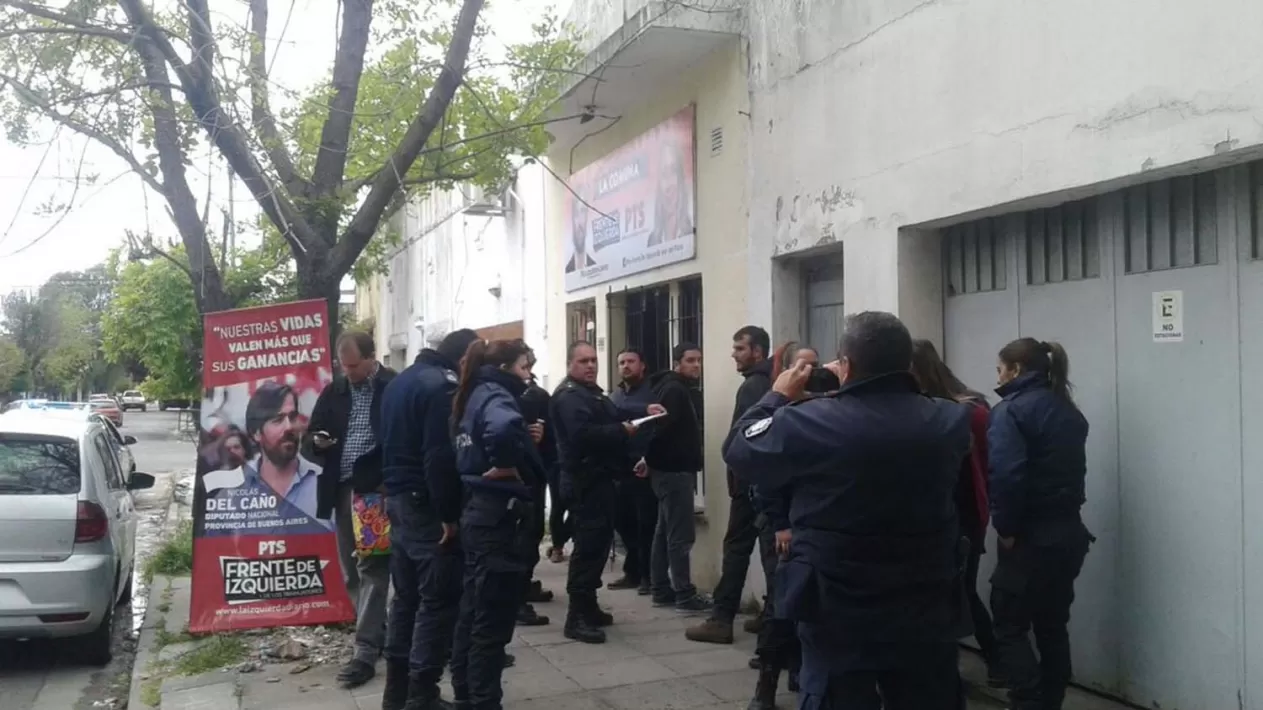 Dos candidatos y cuatro militantes de izquierda que colaboraban en la fiscalización de la elección fueron detenidos por varias horas en Mar del Plata. FOTO TOMADA DE INFONEWS.COM