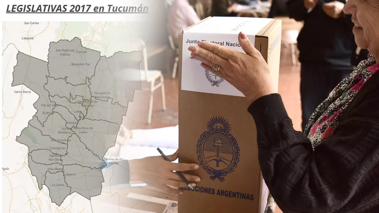 Interactivo: los resultados de las elecciones 2017 en Tucumán, departamento por departamento