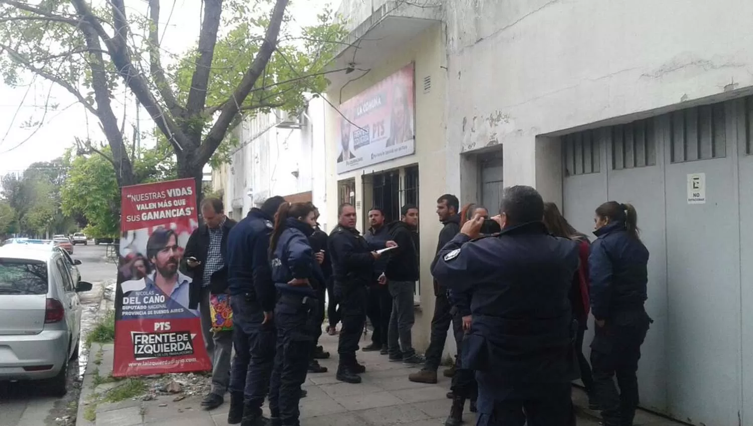 Dos candidatos y cuatro militantes de izquierda que colaboraban en la fiscalización de la elección fueron detenidos por varias horas en Mar del Plata. FOTO TOMADA DE INFONEWS.COM