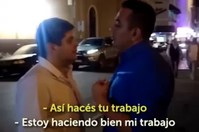 Video: agredieron a periodistas tras el acto oficialista en la Casa de Gobierno