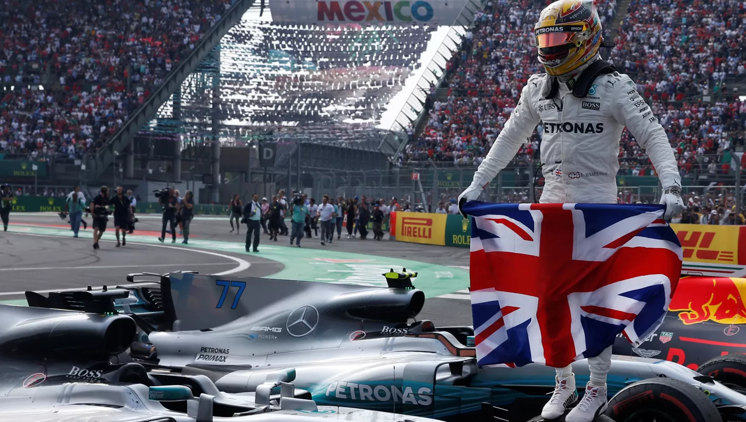 CAMPEÓN. Hamilton es el británico más campeón de la F1. (REUTERS)