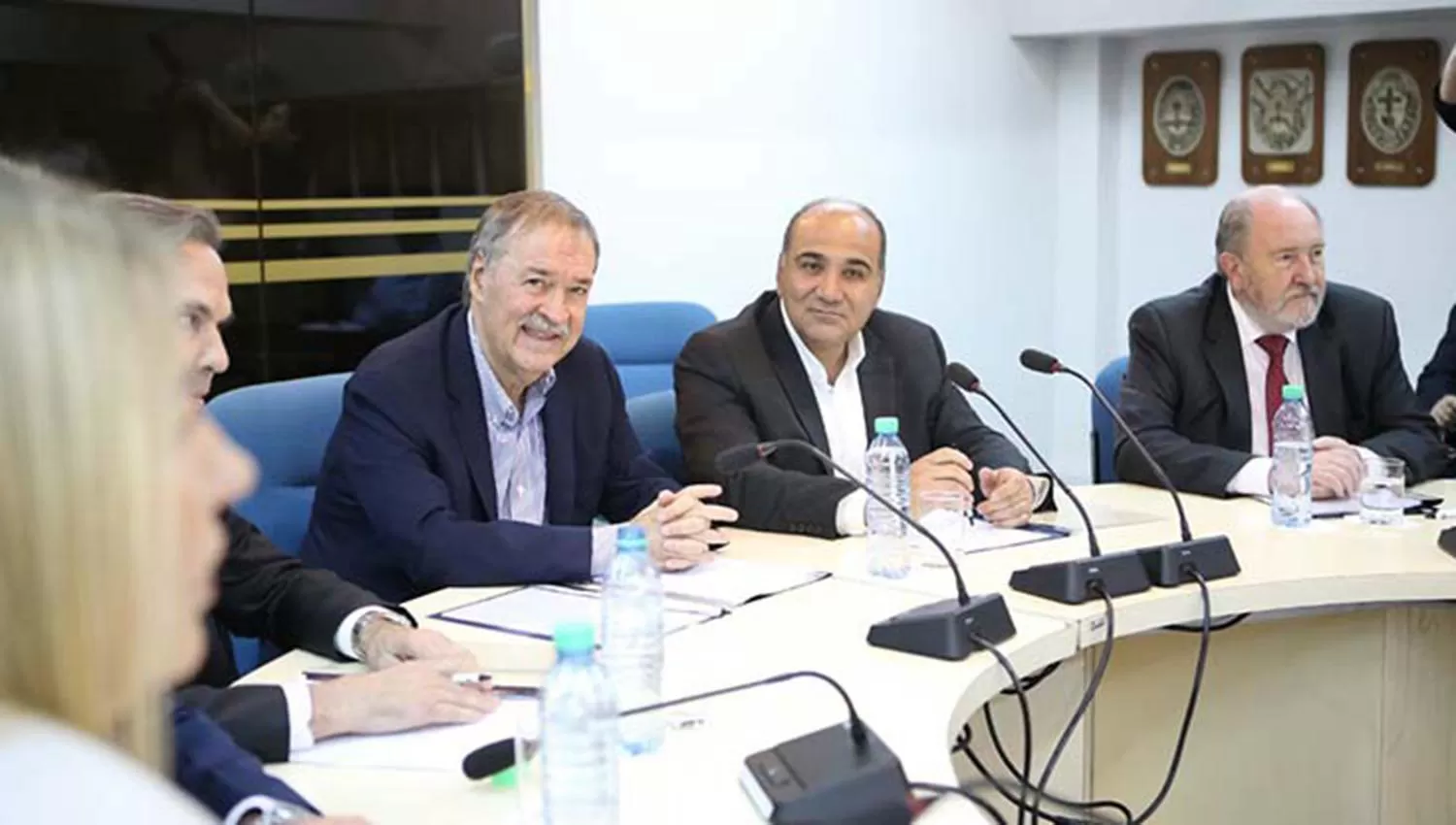 Schiaretti, de Córdoba, y Manzur, en la última reunión de gobernadores. FOTO DE ARCHIVO. 