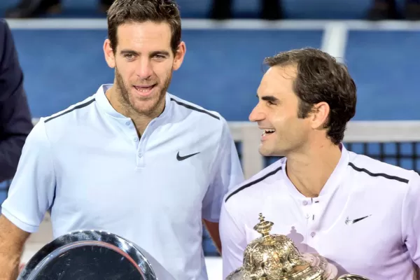 Escuchá el mensaje de Del Potro para Federer, que hizo reír a todo el estadio