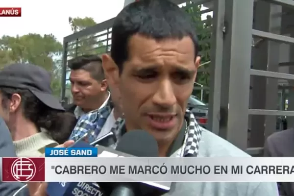 Video: Sand habló del fallecimiento de Cabrero luego de la hazaña de Lanús