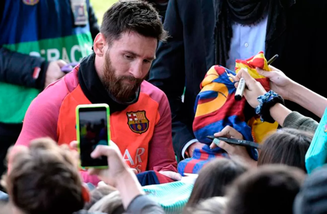 SOLIDARIO. Lionel Messi (ARCHIVO)