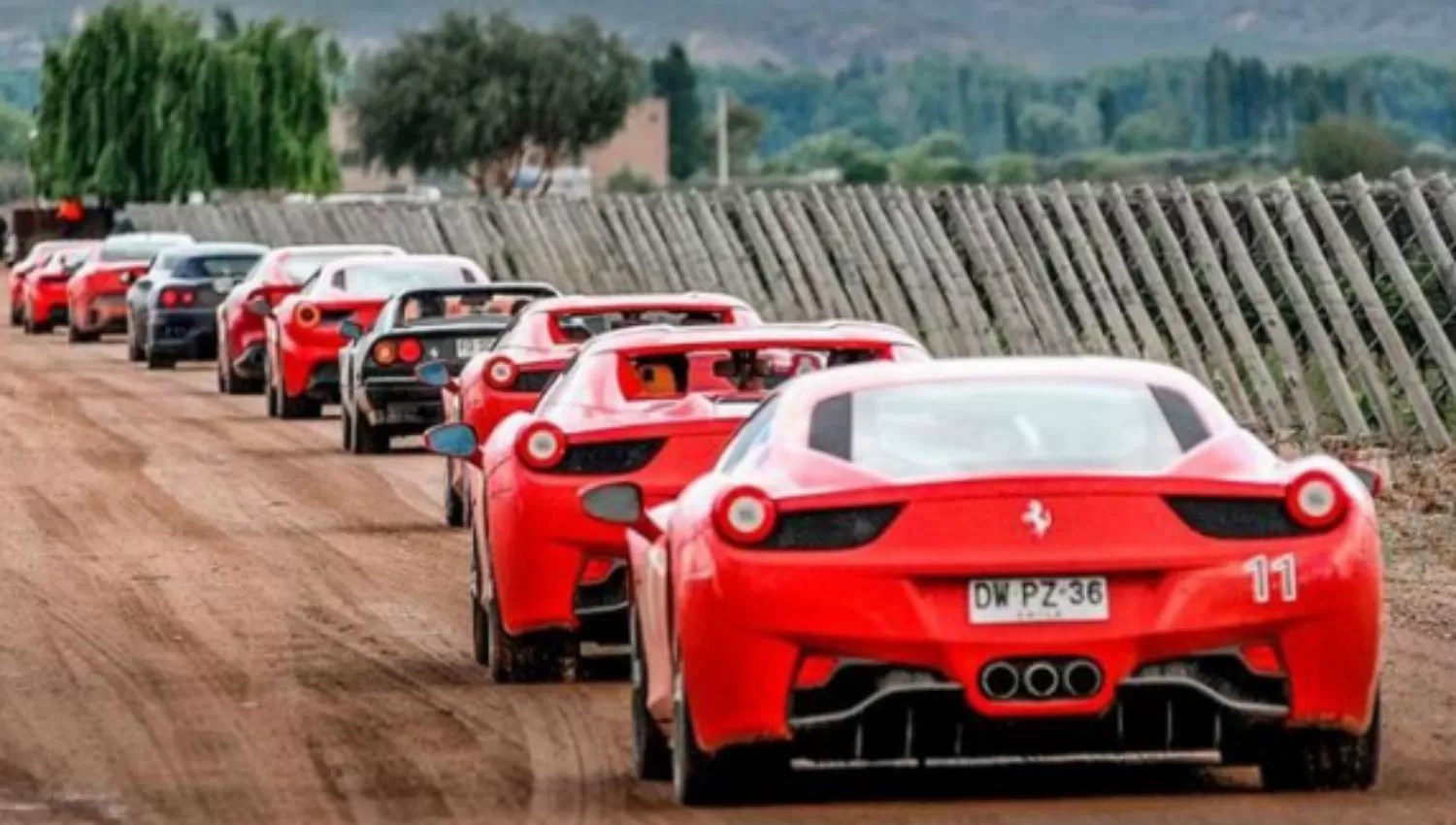 Un lujo: la caravana de Ferraris llega mañana a Tucumán