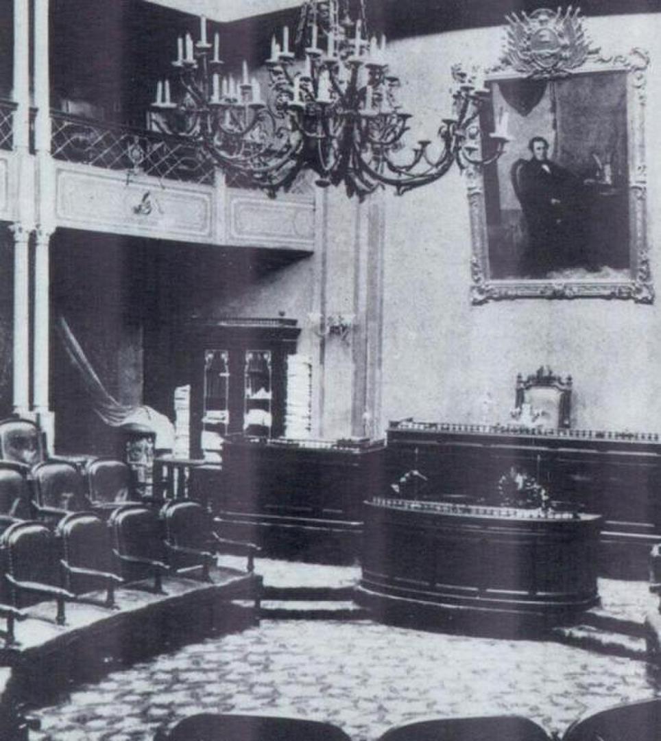 EL VIEJO CONGRESO. En este recinto, el senador Bartolomé Mitre apoyó con calor el subsidio que Barbati pedía.
