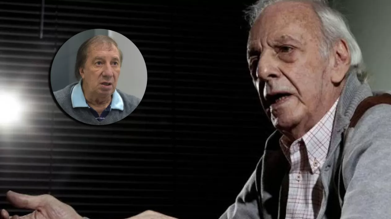 VEREDAS OPUESTAS. Menotti sostiene que los dos tienen una mirada distinta de la vida y del fútbol. ARCHIVO