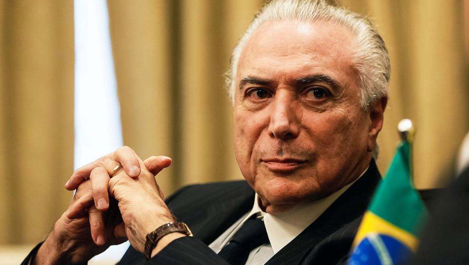 TEMER. Presidente de Brasil. FOTO TOMADA DE VEJA
