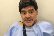 Maradona fue operado con éxito en el hombro izquierdo