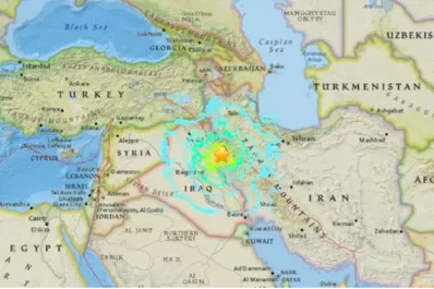 Un terremoto de magnitud 7,2 grados sacudió la frontera entre Irán e Irak