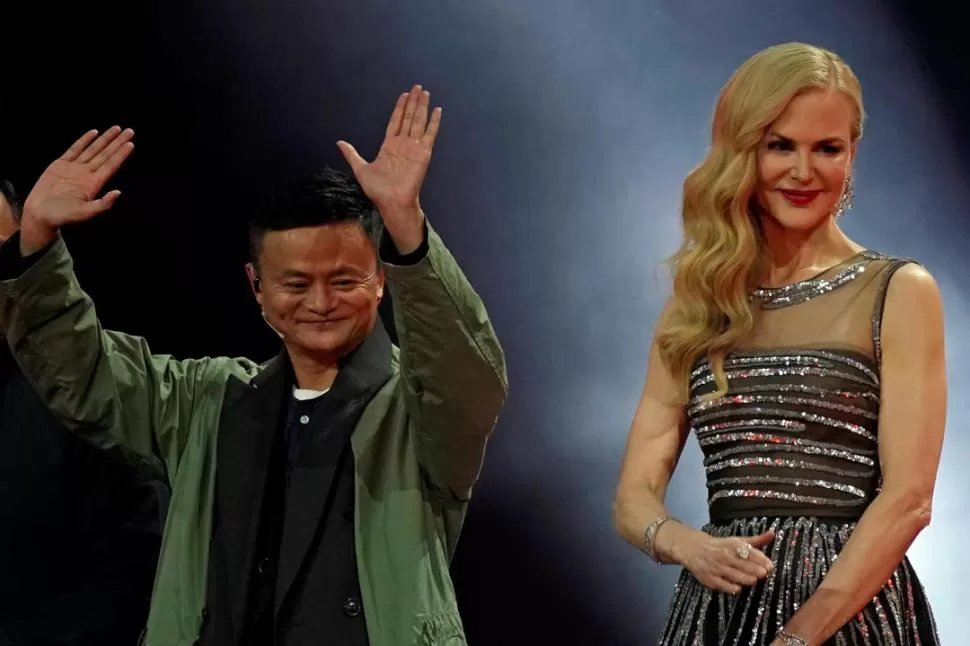 SHOW BUSINESS. Jack Ma, dueño de Alibaba, organizó una gala para el Año Nuevo chino e invitó a Nicole Kidman. REUTERS