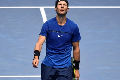 La lesión en la rodilla le pasó factura a Nadal y Goffin dio el golpe en el Masters