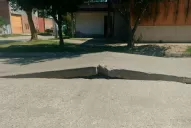 Vecinos del barrio Echeverría aseguran que se levantó el pavimento por el calor