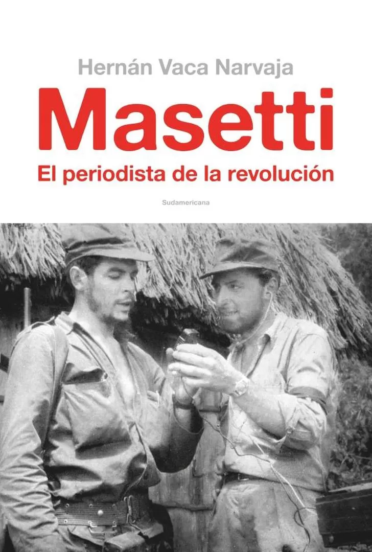 EN CUBA. Ernesto Guevara, entrevistado por Jorge Masetti en Sierra Maestra. 