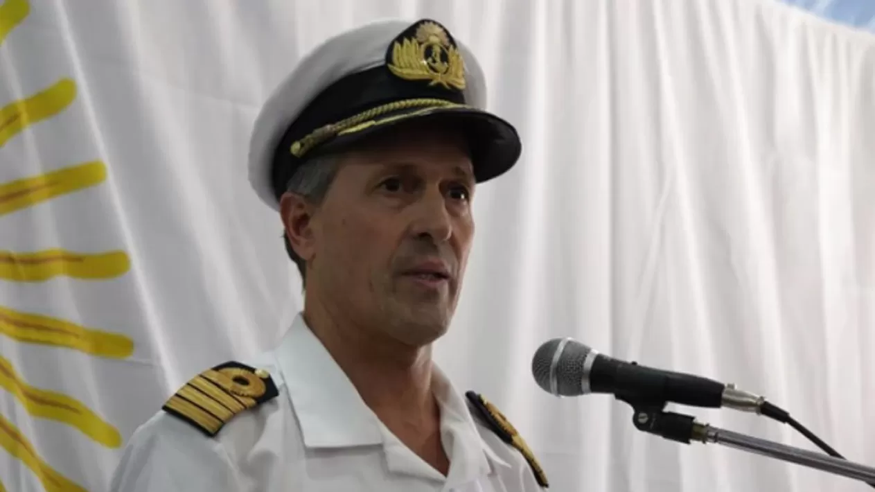 Vocero de la Armada Argentina, Enrique Balbi. FOTO TOMADA DE INFOBAE.