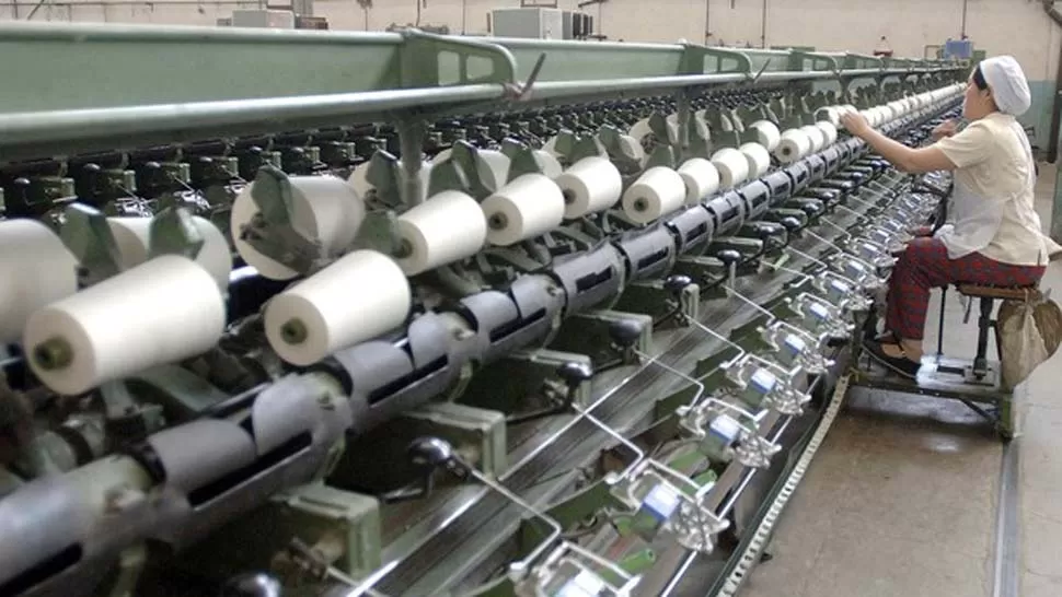 La industria textil mostró en septiembre una situación mejor que en meses anteriores. ARCHIVO LA GACETA
