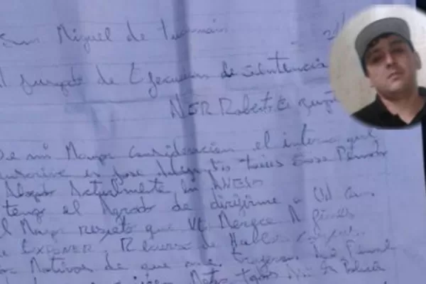 El preso asesinado advirtió por carta que iban a matarlo