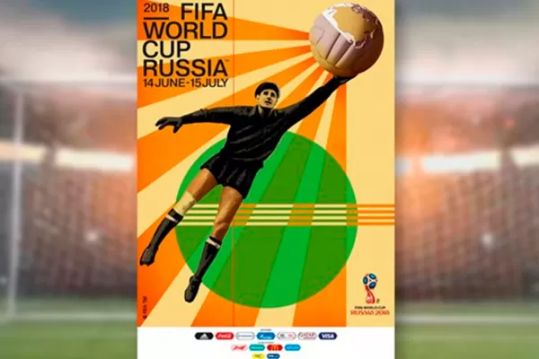 Este es el póster oficial del Mundial Rusia 2018